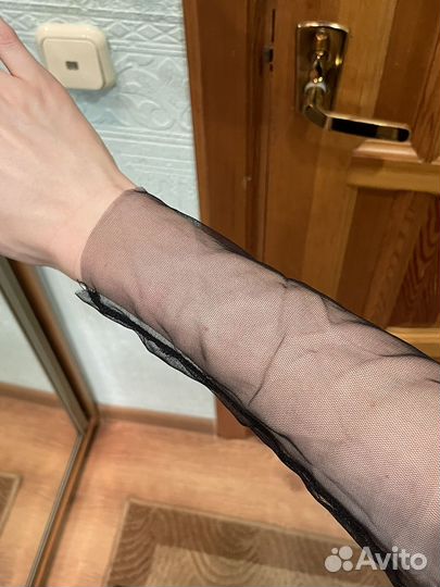 Блузка с фонарями сетка