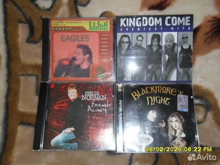 Eagles,Kingdom Come.BlackmoresNight.C.Norman на сд