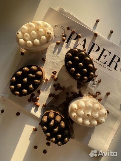 Мыло ручной работы / мыло с люфой / мыло массажное