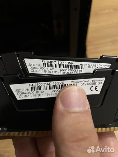 G skill ripjaws v 4x8gb 3600mhz