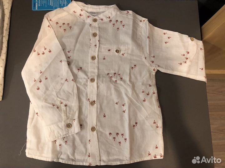 Рубашка детская для мальчиков 1,5-2 г, 2-3 г новая