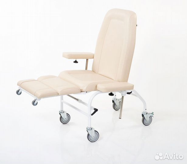 Кресло-каталка гериатрическое мк-051гр-пл-1