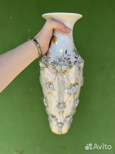 Ваза хрустальная