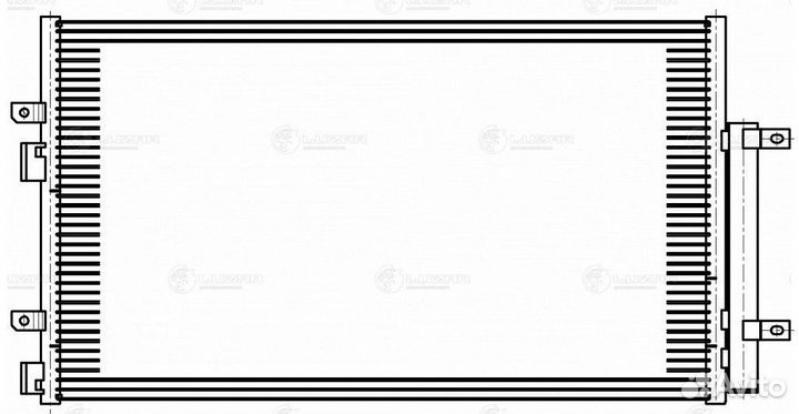 Радиатор кондиционера Хавал Н6 14- 1.5i