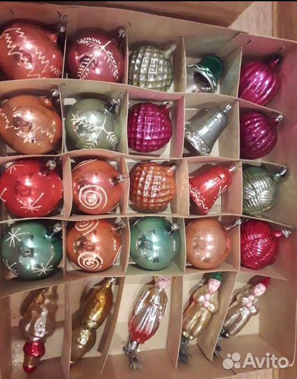 Елочные игрушки РСФСР