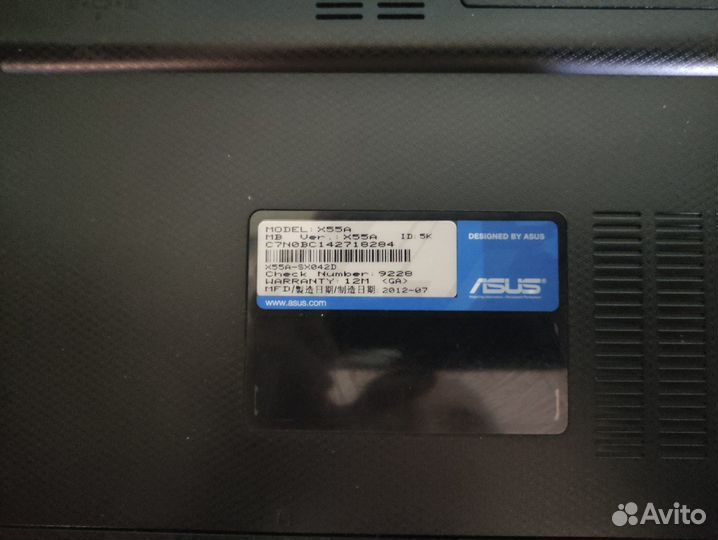 Ноутбук Asus X55A