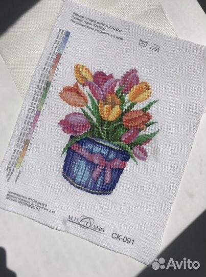 Картина вышитая крестиком