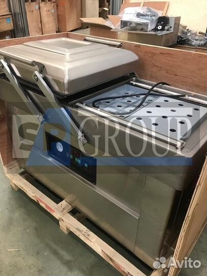 Напольный вакуумный упаковщик HVC-410S/2B-G (DZQ