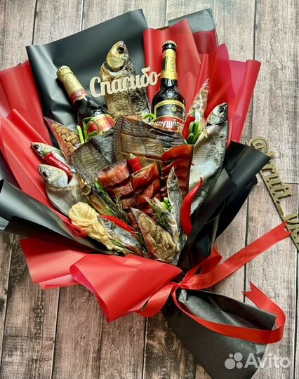 Мужской букет из раков