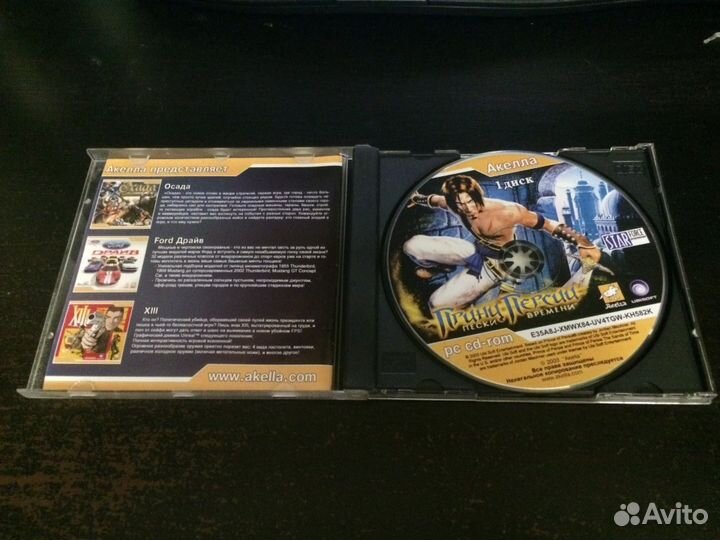 Принц Персии Пески времени 2CD лицензия Акелла