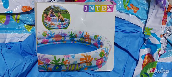 Бассейн для детей надувной intex