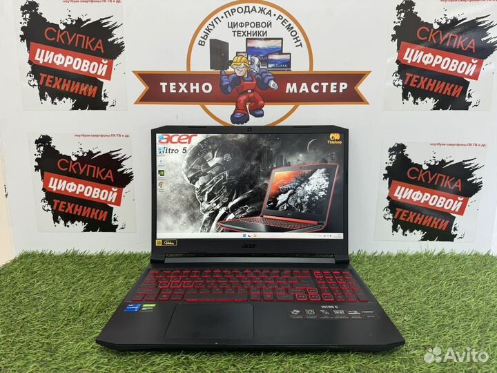 Игровая пушка Acer Nitro i5 11300H GTX1650 ssd 512