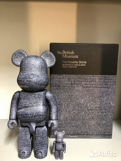 Bearbrick The British Museum 100 & 400 оригинал