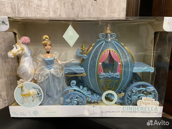 Disney Игровой набор Золушка с Каретой и Лошадью