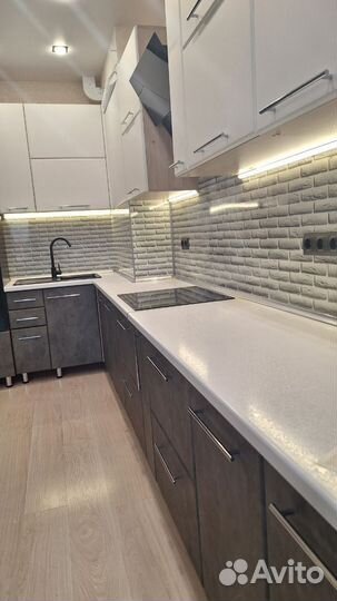 Установка светодиодной ленты, подсветка