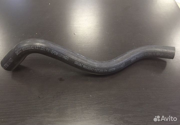 Патрубок радиатора Aveo нижний дв. 1,2