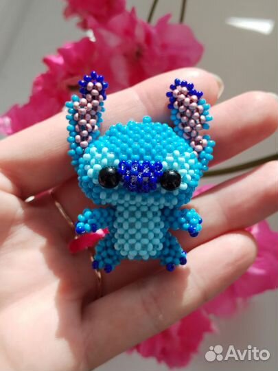 Амигуруми из бисера стич