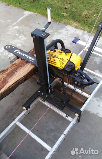 Мобильная шинная пилорама