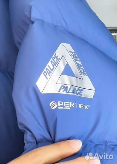 Palace pertex пуховик синий