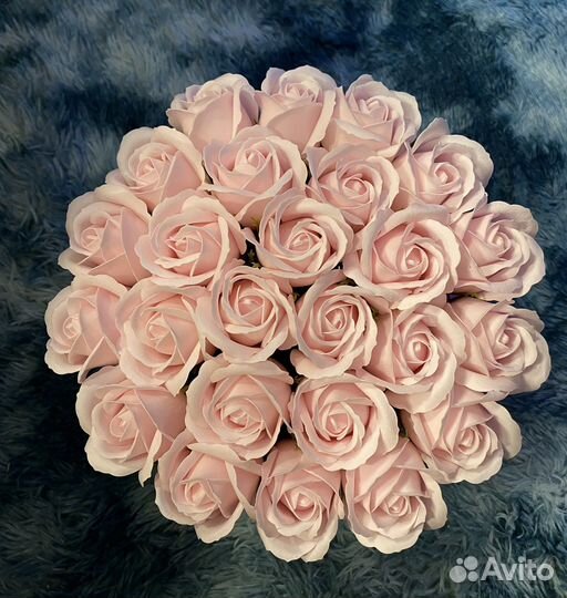 Букет из мыльных роз