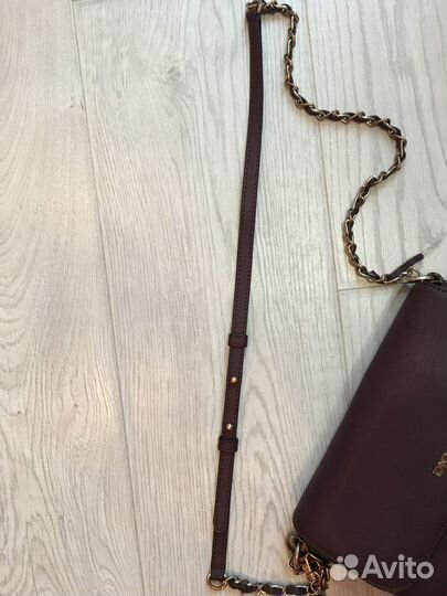 Сумка женская dkny оригинал цвет марсала, бургунди