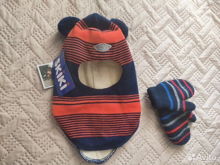 Шапка шлем зимний новый 48 50 + второй шлем