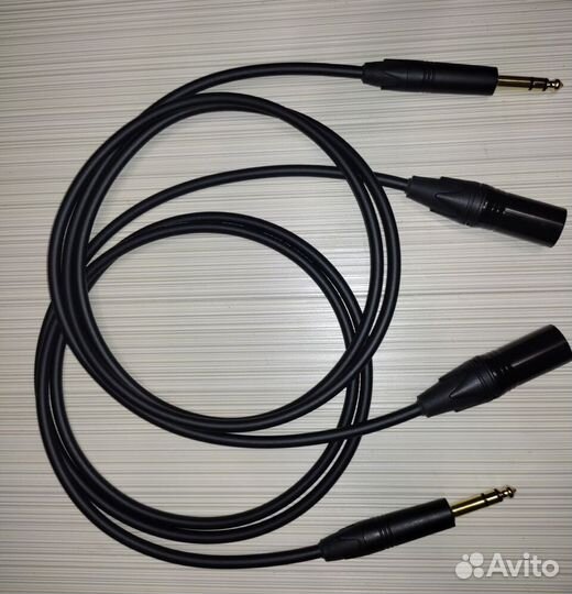 Canare Jack-XLR балансные для студийных мониторов