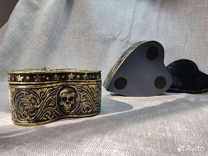 Шкатулка сердце Уиджи, готика, духи, призраки