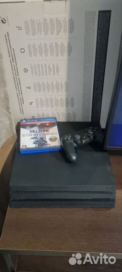 Sony playstation 4 pro, 1 тб + игра прошивка 11.02