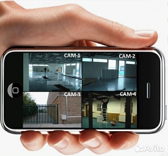 Комплект видеонаблюдения со звуком