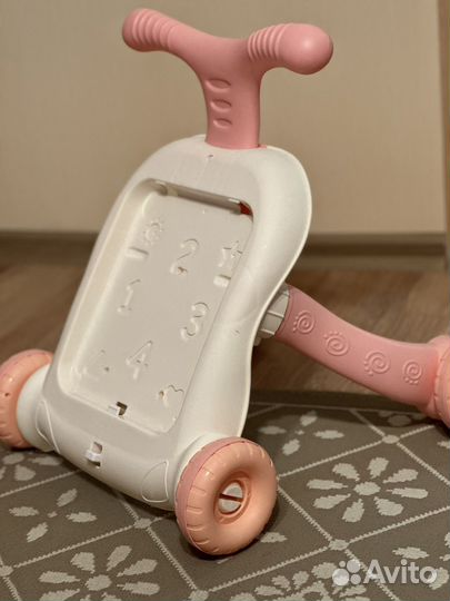 Ходунки детские, каталка 3в1, музыкальный столик