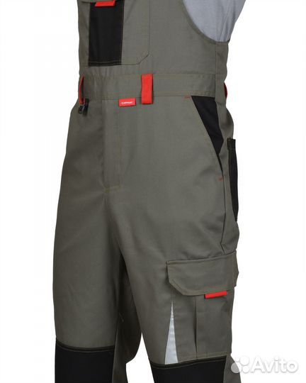 Полукомбинезон рабочий мужской/спецодежда летняя