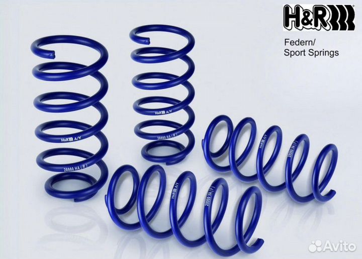 Пружины с занижением Skoda Octavia 4 A8 35-45мм