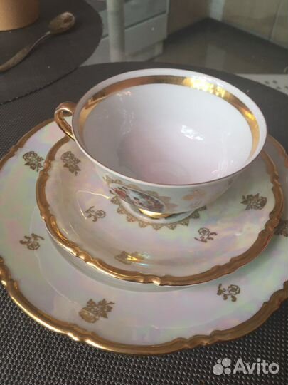 Чашка с блюдцем ГДР