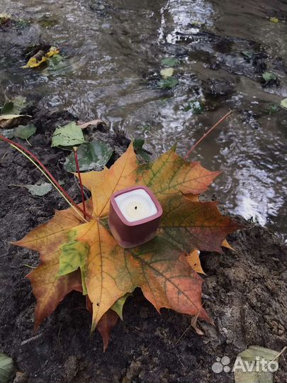 Ароматическая свеча ручной работы