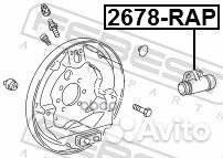 Цилиндр колесный skoda rapid 2678-RAP 2678-RAP