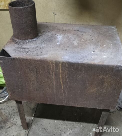 Печка с двойными стенками