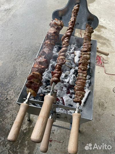 Мангал с электроприводом