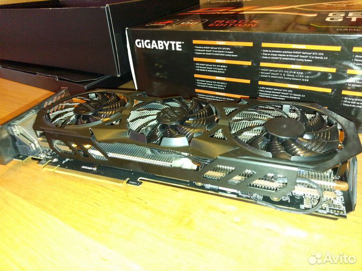 Видеокарта Gigabyte Geforce GTX 1070 OC edition
