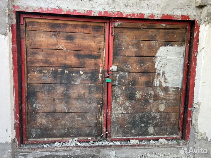 Ворота гаражные металлические бу