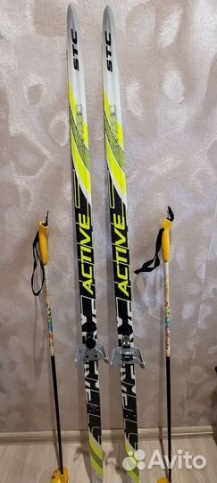 Лыжи беговые с ботинками