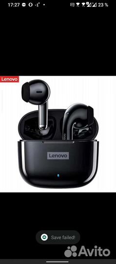 Беспроводные наушники lenovo lp40 pro
