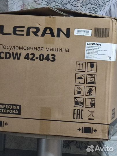 Посудомоечная машина Leran CDW 42-043, белый