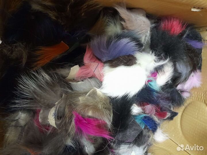 Мех натуральный для рукоделия