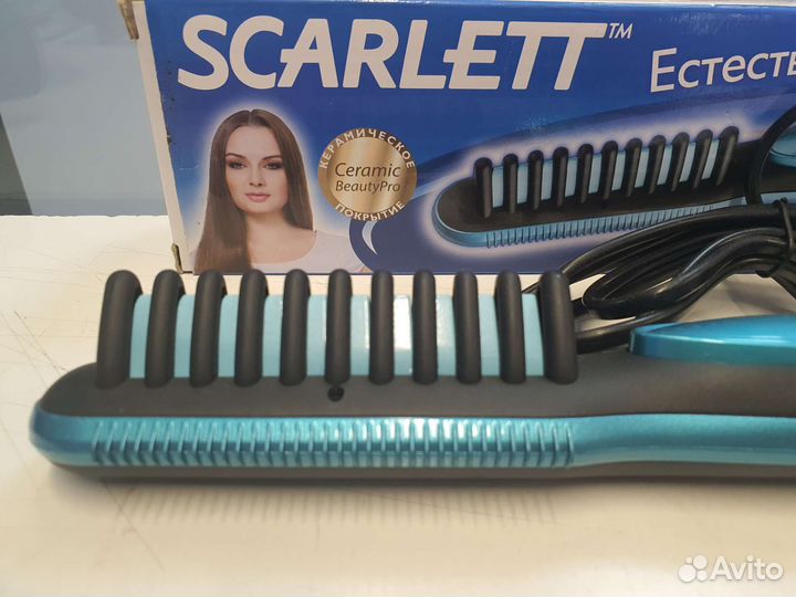 Расческа-выпрямитель Scarlett SC-060 Blue