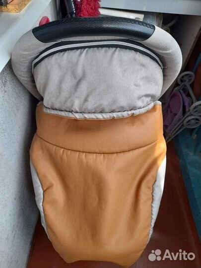 Коляска 2 в 1 Indigo эко кожа