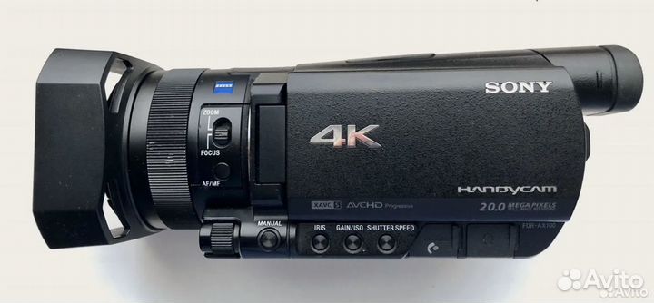 Sony FDR-AX100 4K Camcorder