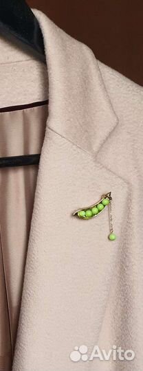 Брошь горошек