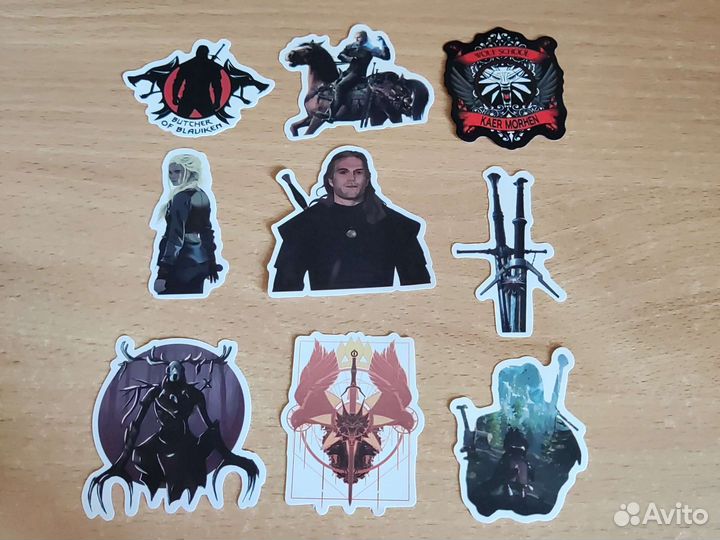 Наклейки Ведьмак