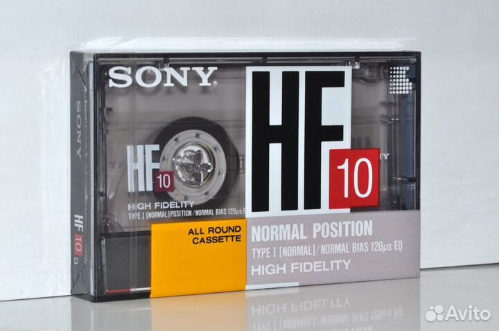 Аудиокассета sony HF 10 japan market (1194)